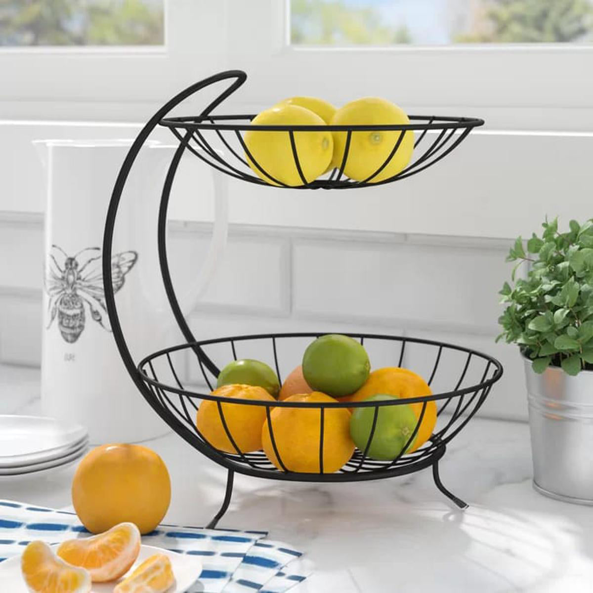 Kitchen Organizer| Fruit Basket 2&3 tier Fruit Basket & Vegetable Rack | Vegetable Stand