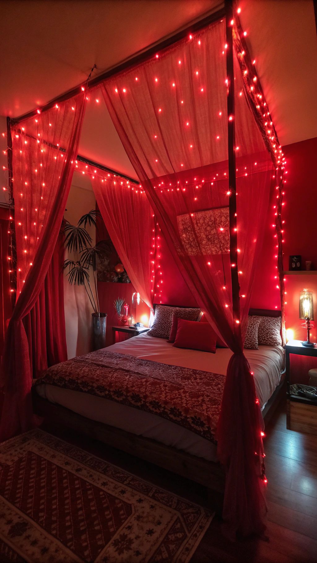 Red 15 Feet Fairy Light String – Rabi-ul-Awwal Special